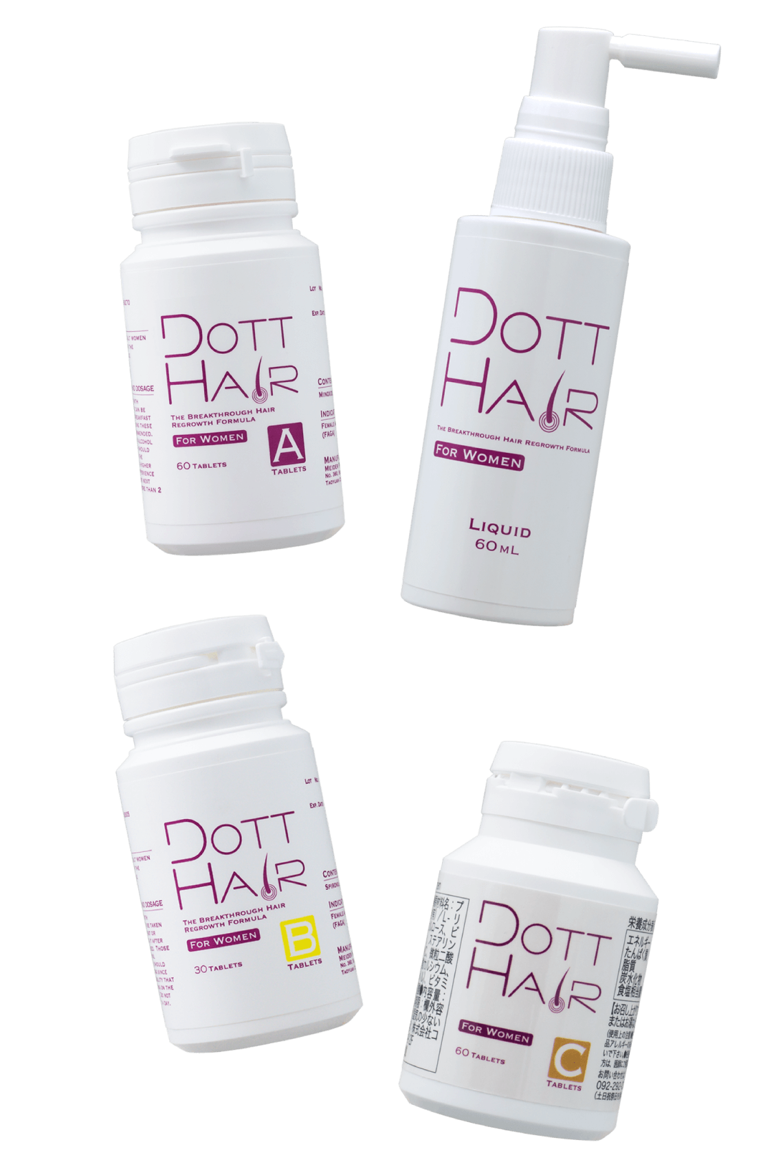 女性用育毛剤 DOTT HAIR ドットヘアー for Women リキッド - ヘアケア